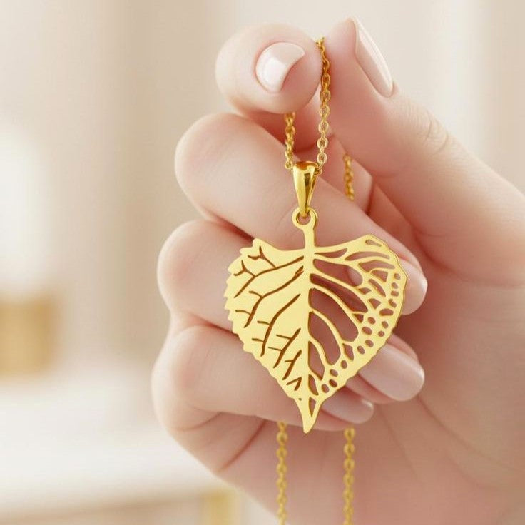 Leaf of Grace Collection (Necklace • Earrings • Bracelet Complete Set)